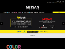 Tablet Screenshot of metsanlighting.com
